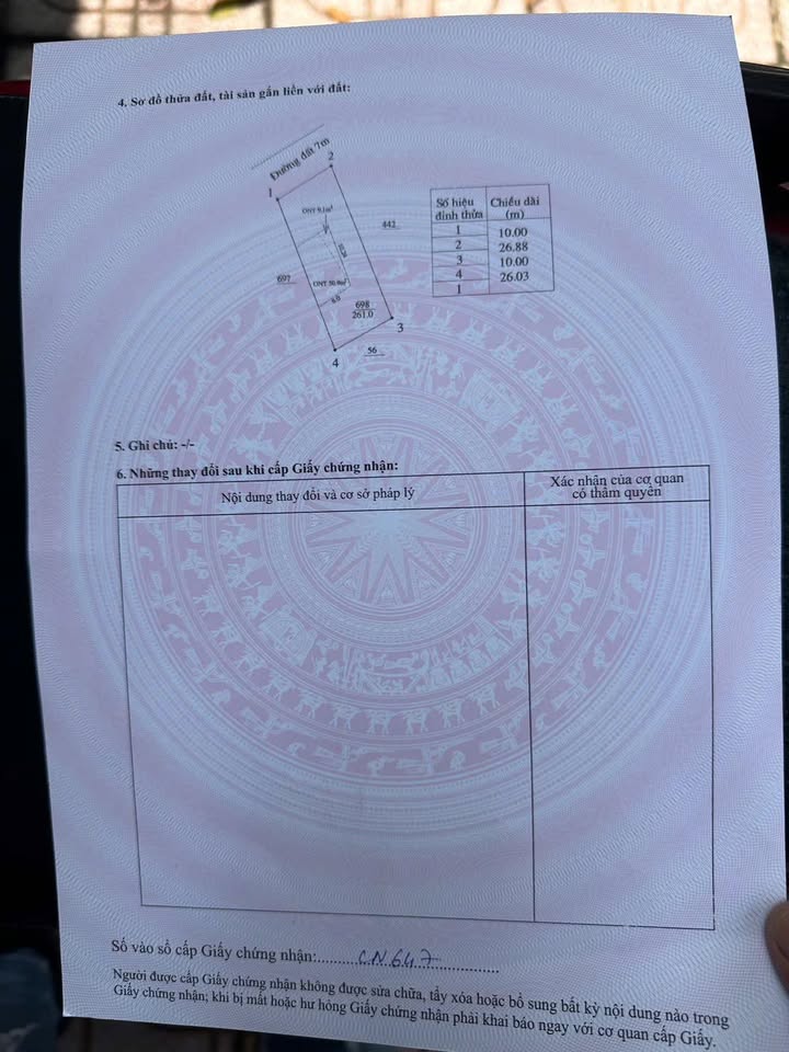 Đất Tân Tiến La Gi 260m² 1 tỷ - Sổ đỏ chính chủ