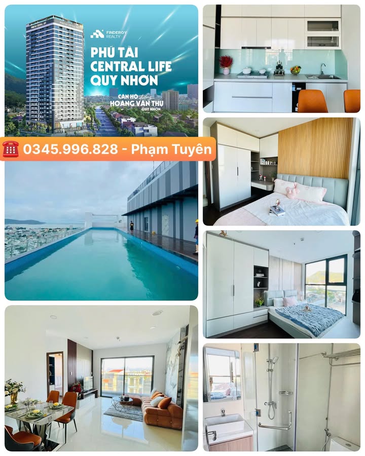 Căn Hộ Phú Tài Central Life Quy Nhơn - Sổ Hồng Lâu Dài, View Biển Đẹp