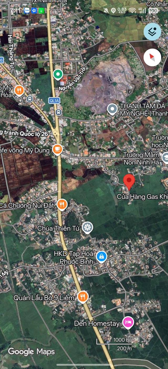 Đất nền Hòa Thắng Ninh Hòa 98m² 450 triệu - Sổ đỏ chính chủ