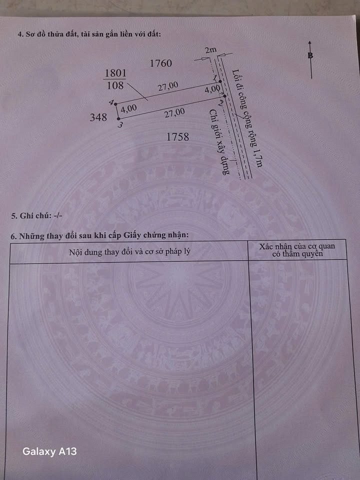 Đất nền Long Cang Long An 108m² giá 2.5 tỷ - Sổ đỏ chính chủ