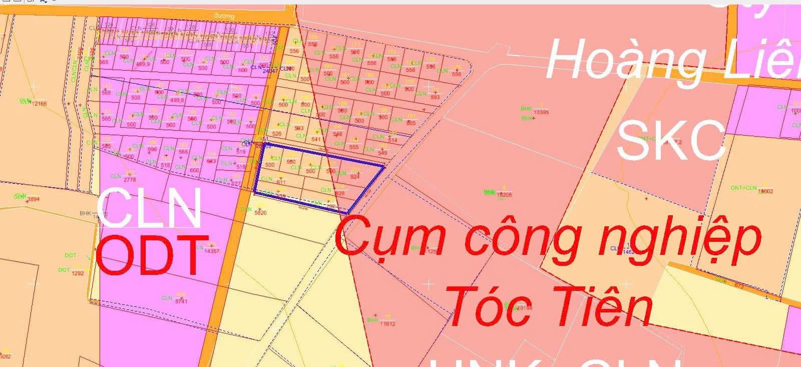 Đất nền Tóc Tiên Phú Mỹ 5782m² - Sổ đỏ chính chủ