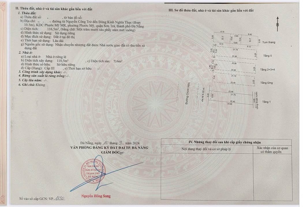 FrontHouse Chính Hữu Sơn Trà 117m² 31 tỷ - Sẵn sàng ở ngay