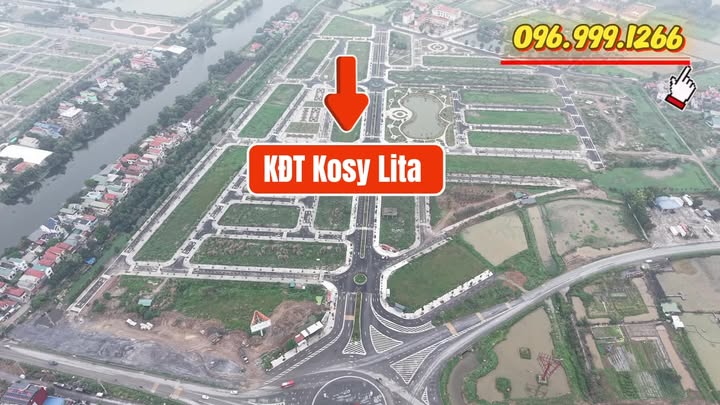 Đất nền KĐT Kosy Kiện Khê Hà Nam 96m² - Sổ đỏ chính chủ
