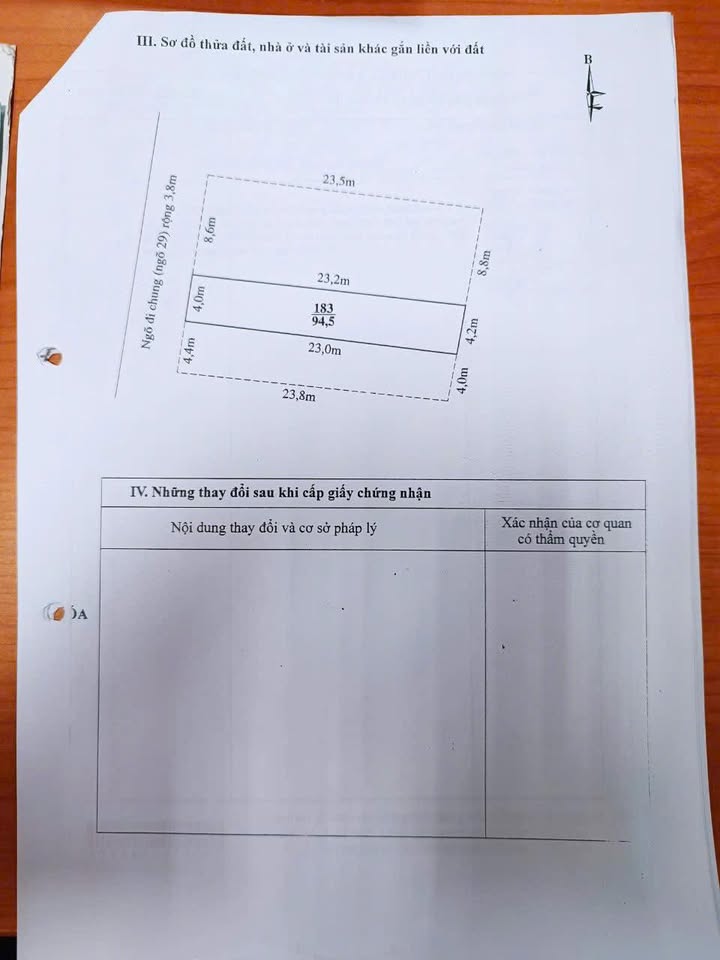 Nhà riêng Trịnh Khả 94,5m² 3 tỷ - Chính chủ bán
