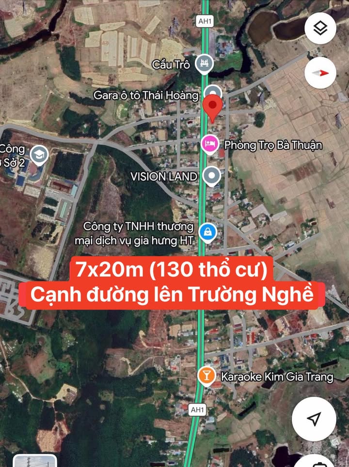 Đất nền Quốc lộ 1A Kỳ Trinh 130m² - Sổ đỏ chính chủ