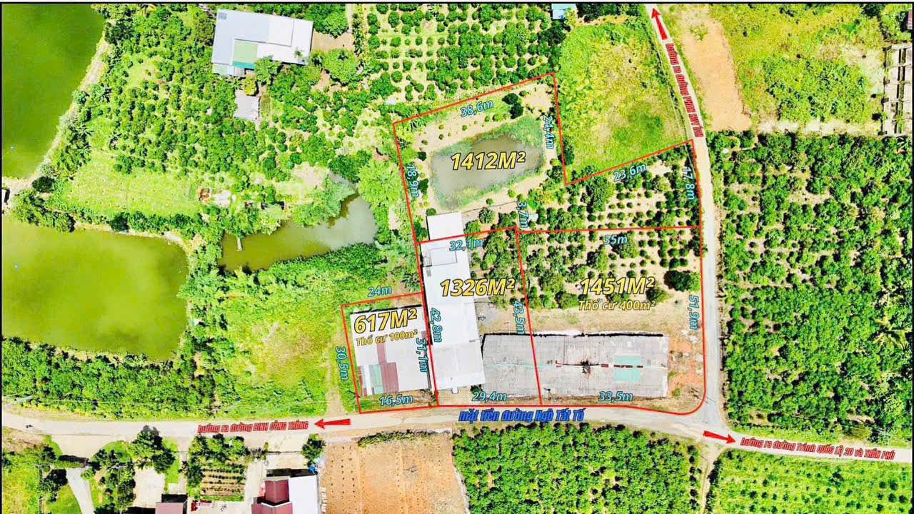 Đất Ngô Tất Tố Bảo Lộc 1.708m² 300tr/m² - Sổ đỏ chính chủ