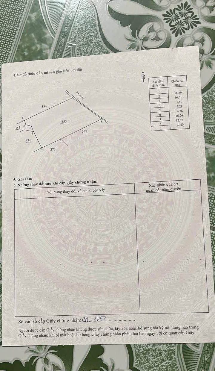 Đất nền Thanh Sơn 540m² 195 triệu - Sổ đỏ chính chủ