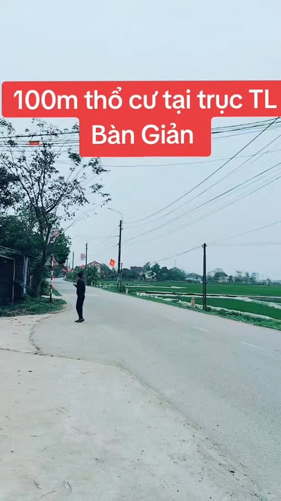 Đất nền TL306 Bàn Giản 100m² thỏa thuận - Sổ đỏ chính chủ