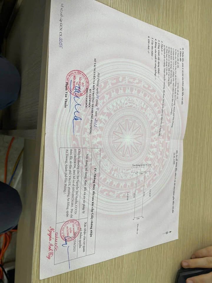 Đất nền An Đồng Hải Phòng 115m² 2.85 tỷ - Sổ đỏ chính chủ