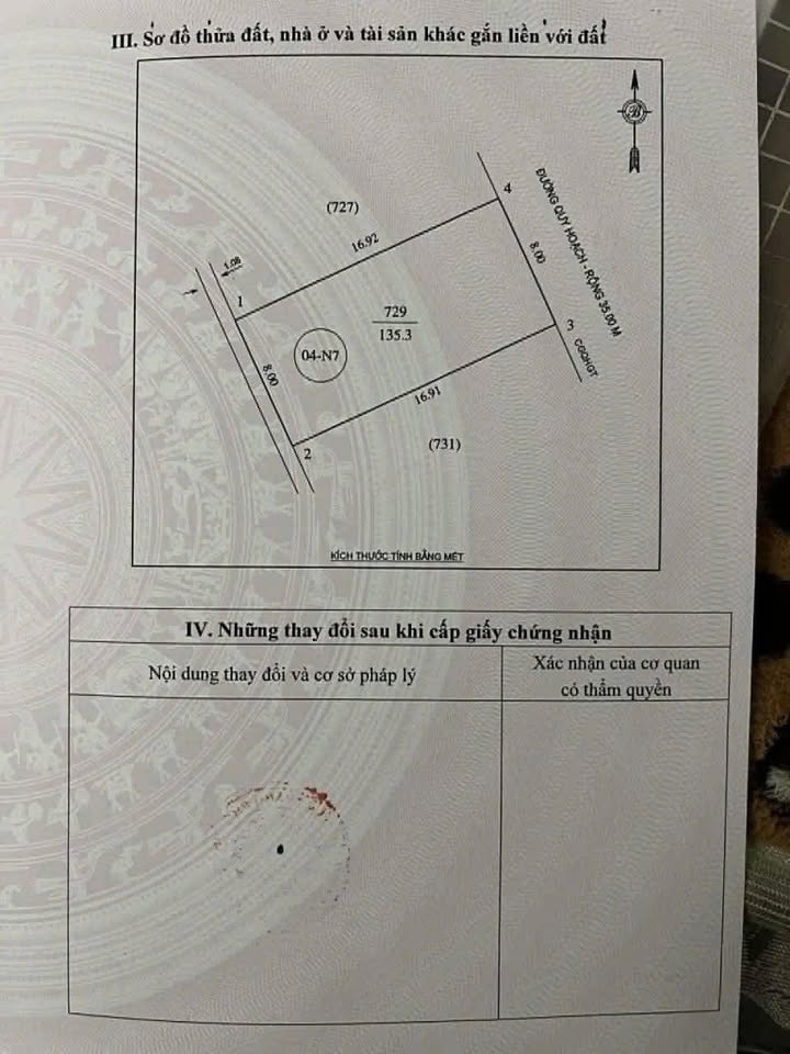 Đất Nghi Phú Vinh 135m² giá 6.75 tỷ - Sổ đỏ chính chủ