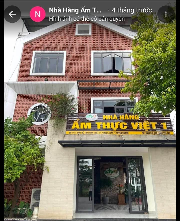 Nhà hàng Minh Xuân Tuyên Quang giá thỏa thuận - Mặt tiền kinh doanh