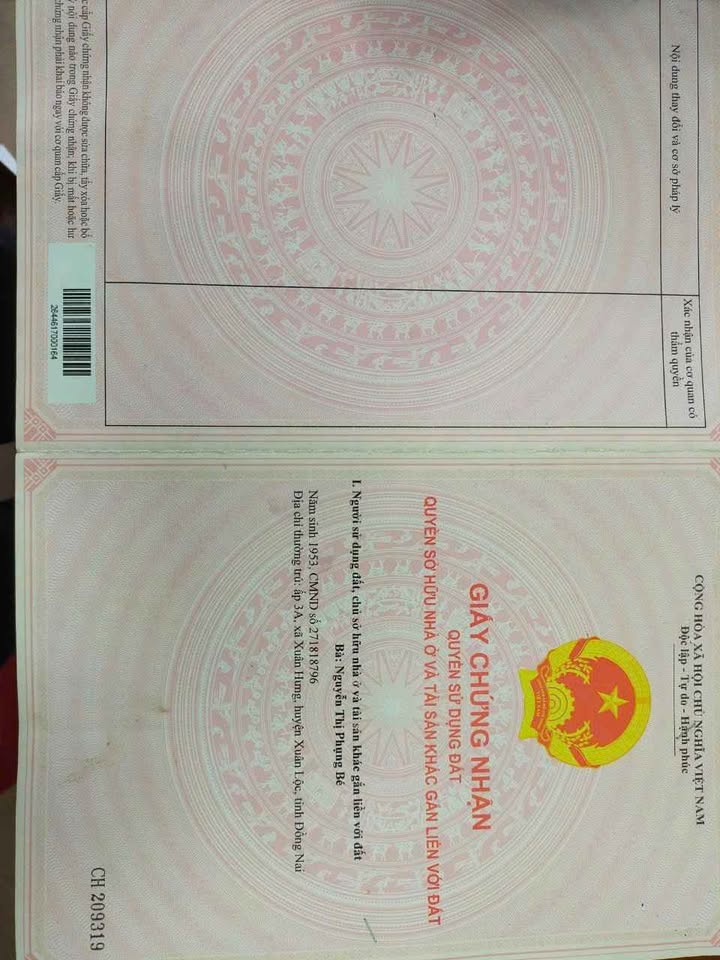 Đất Xuân Hưng Xuân Lộc 437m² giá 2.8 tỷ - Tiềm năng tăng giá