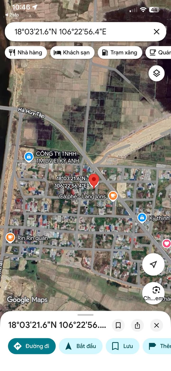 Đất nền Hà Huy Tập, Kỳ Thịnh 360m² - Sổ đỏ chính chủ