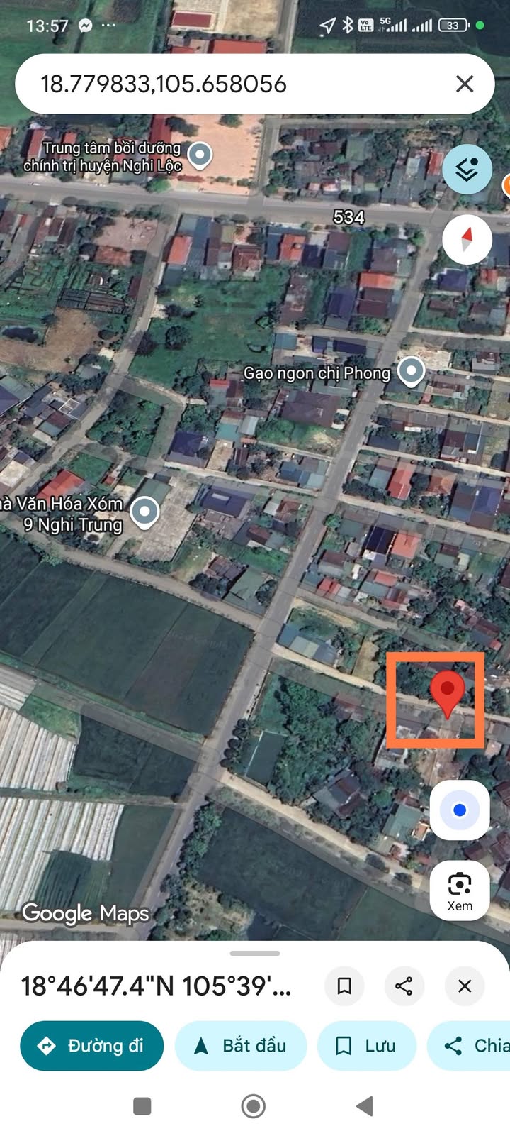 Đất nền Nghi Trung 298m² giá 2 tỷ - Sổ đỏ chính chủ