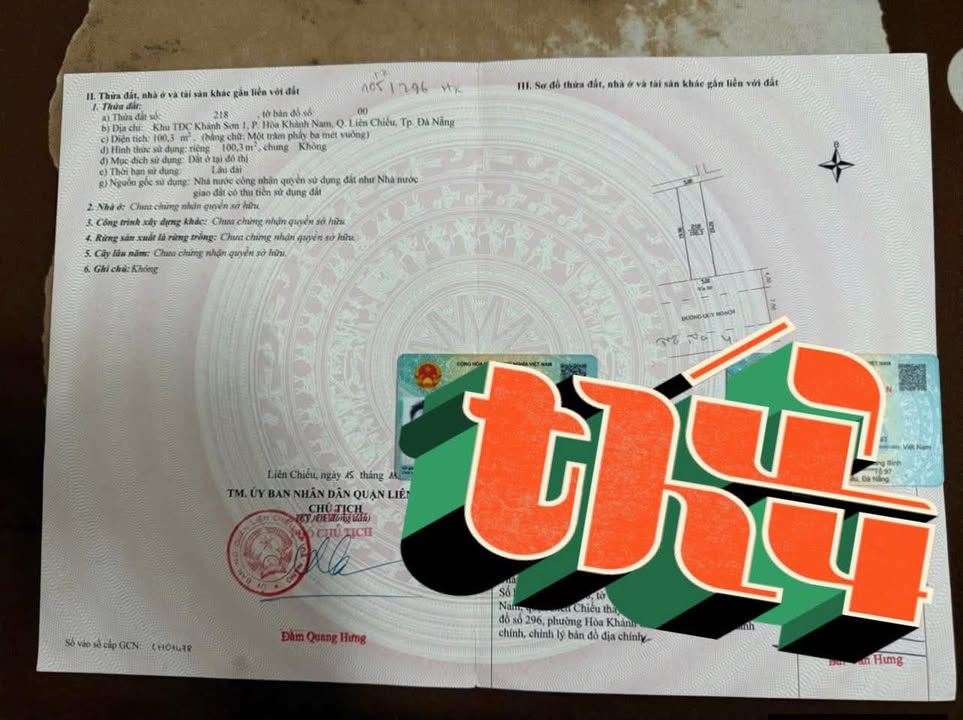 Đất nền Liên Chiểu Trà Nà 100.3m² 4.1 tỷ - Sổ đỏ chính chủ