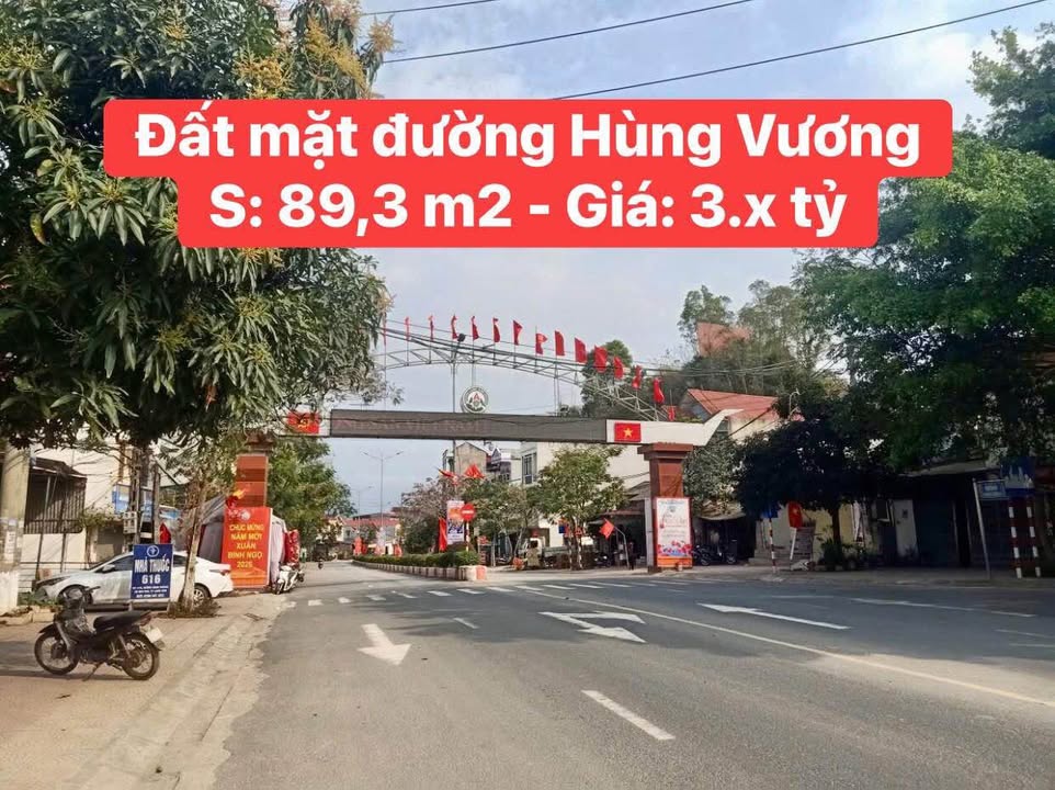 Đất mặt đường Hùng Vương Chi Lăng 89m² 3 tỷ - Sổ đỏ chính chủ