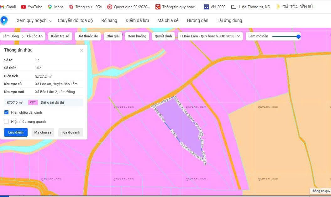 Đất vườn Lộc An Bảo Lâm 10.112m² 1,1 tỷ - Đầu tư dài hạn