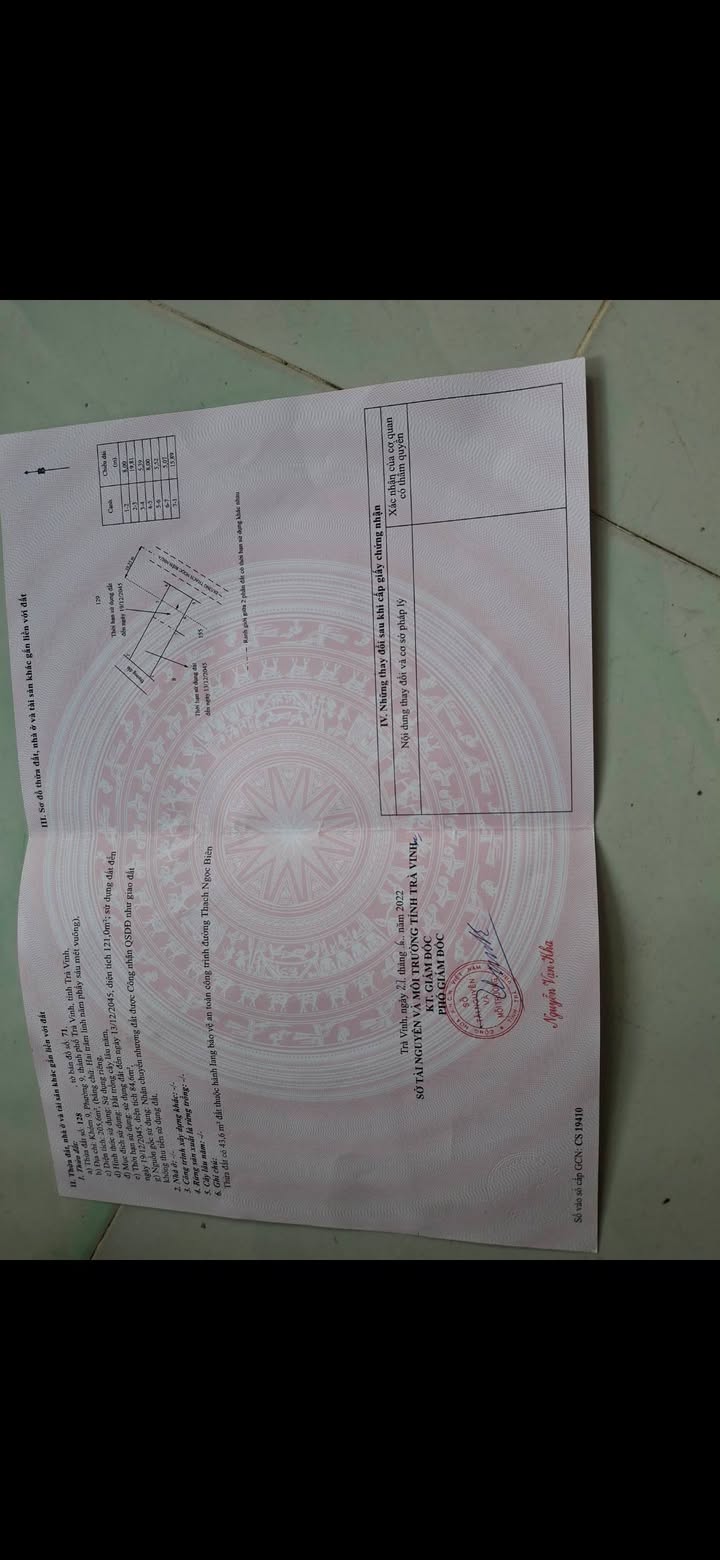 Đất nền Thạch Ngọc Biên TP Trà Vinh 176m² 1,7 tỷ - Sổ đỏ