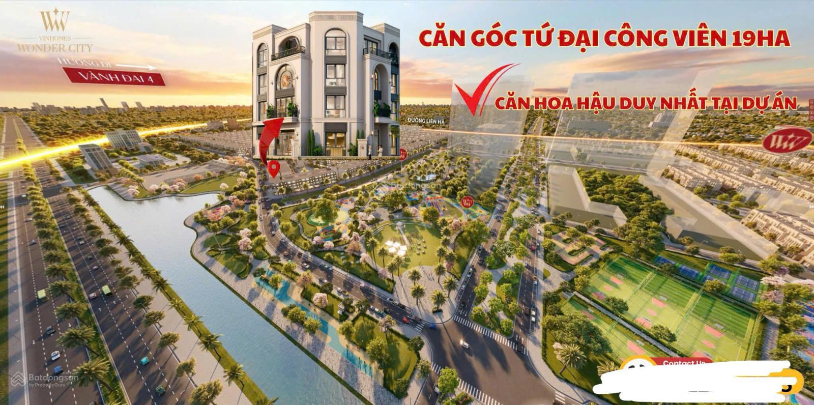 Biệt thự Vinhomes Đan Phượng 300m² - Mặt tiền kinh doanh đắc địa!