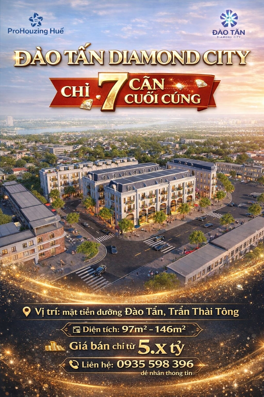 Nhà phố Đào Tấn Huế 108m² 6 tỷ - Chính chủ bán gấp