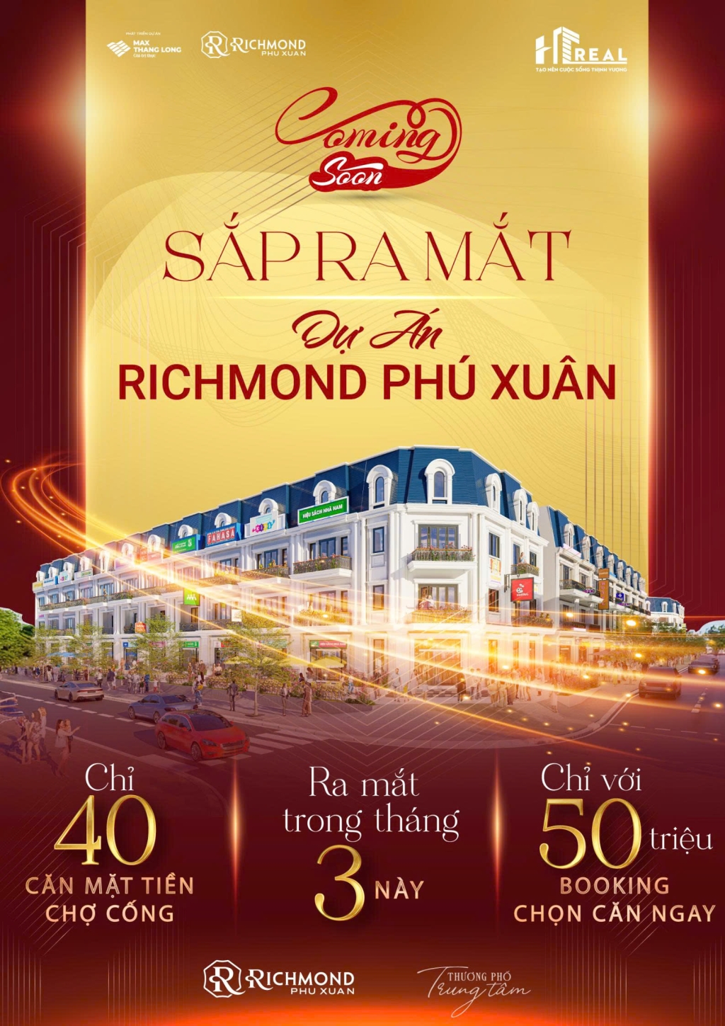 Shophouse Nguyễn Lộ Trạch Huế 132m² - Mặt tiền kinh doanh!