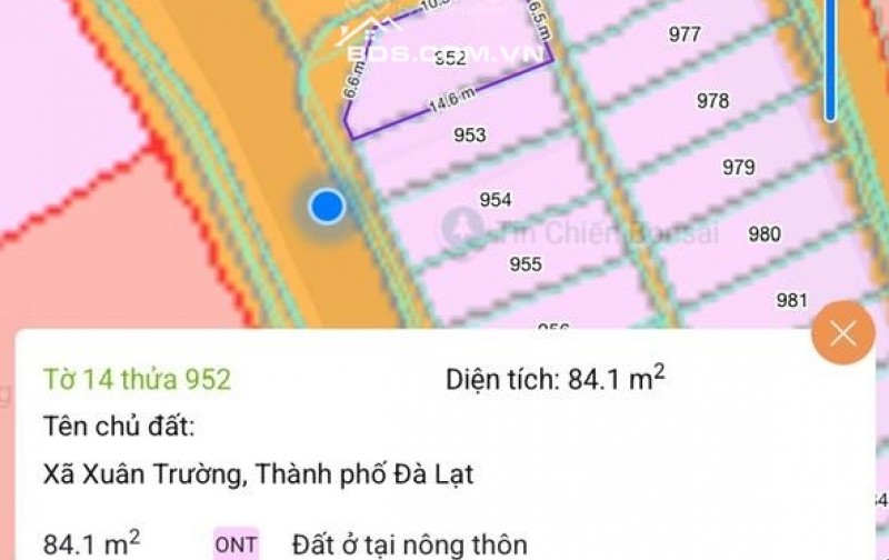 Đất nền Xuân Trường Đà Lạt 75m² 2 triệu/tháng - Thổ cư 100%