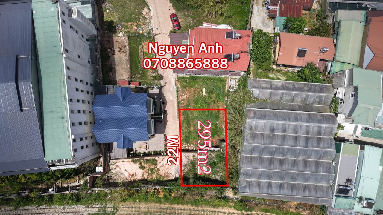 Đất nền Phan Chu Trinh Đà Lạt 295m² 11,9 tỷ - Sổ đỏ chính chủ