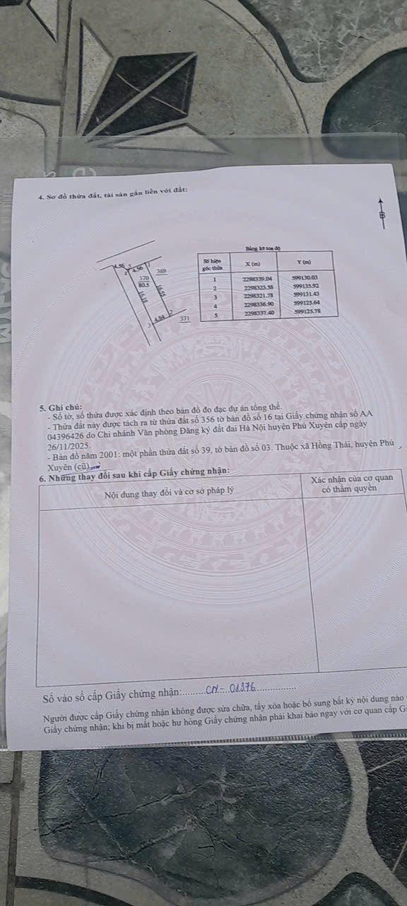 Đất nền Phú Xuyên Hà Nội 81m² giá 1,6 tỷ - Sổ đỏ chính chủ