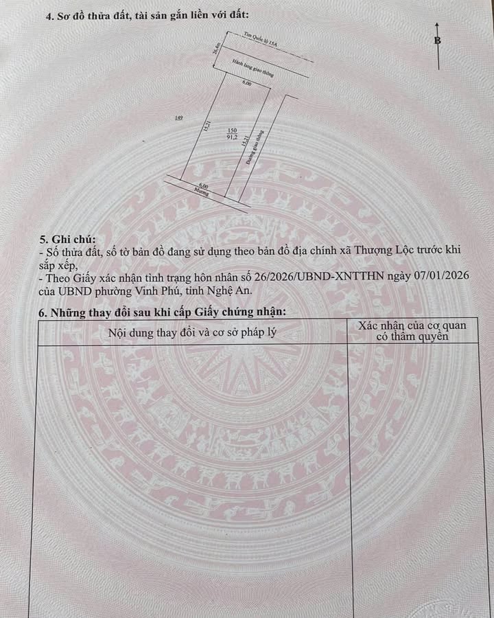 Đất QL15A Thượng Lộc 91m² giá đầu tư - Sổ đỏ chính chủ