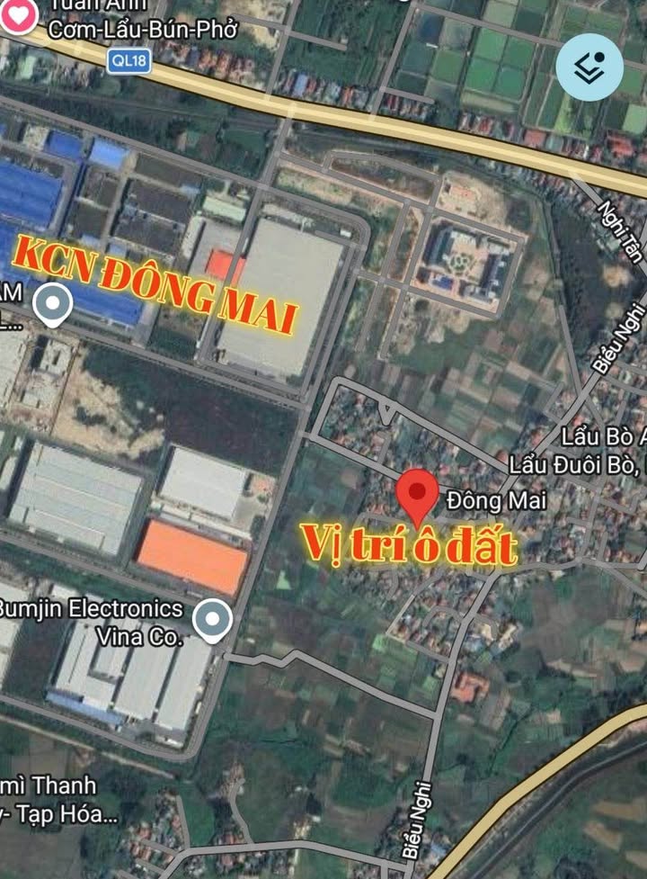 Đất nền Biểu Nghi 120m² 1.35 tỷ - Sổ đỏ chính chủ an cư