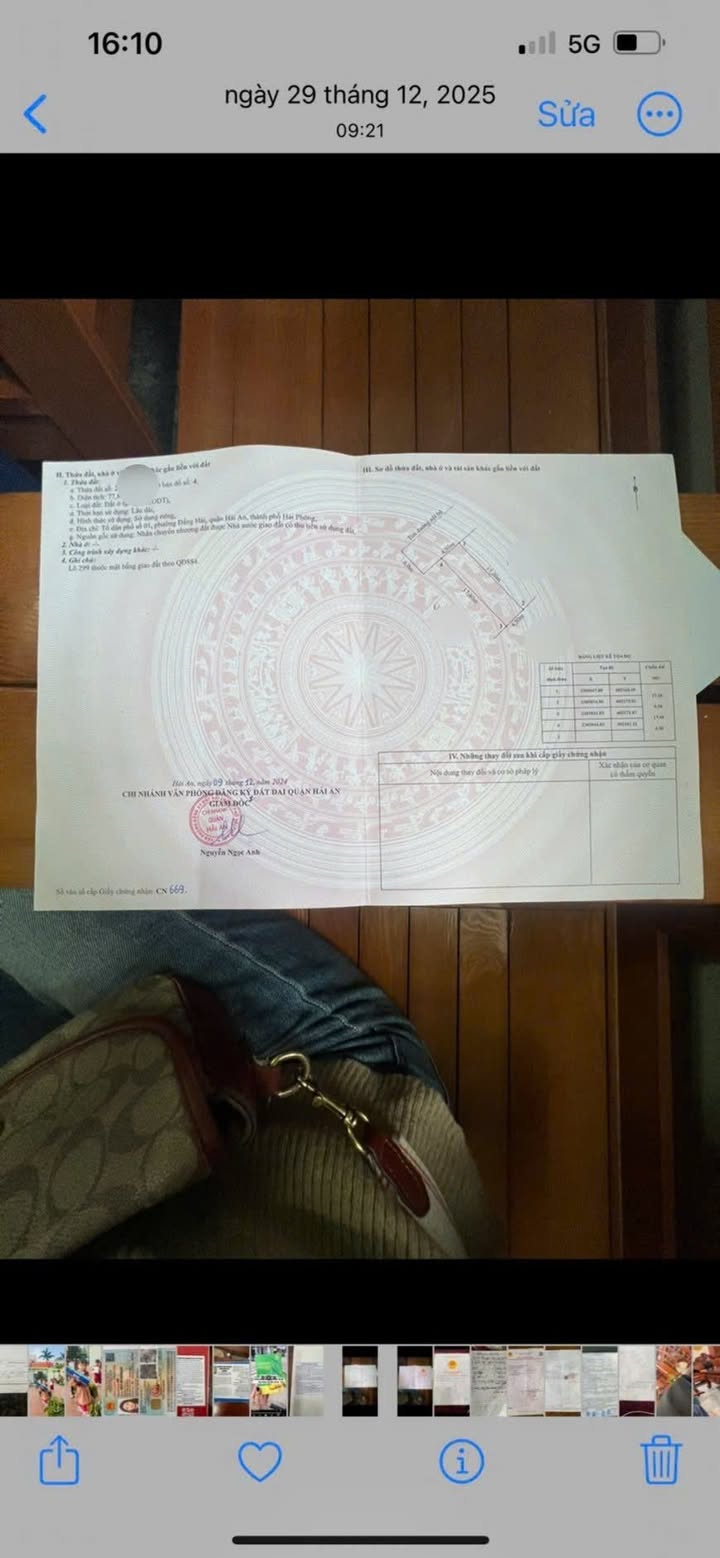 Đất tái định cư Đằng Hải 76m² giá 2.81 tỷ - Sổ đỏ chính chủ