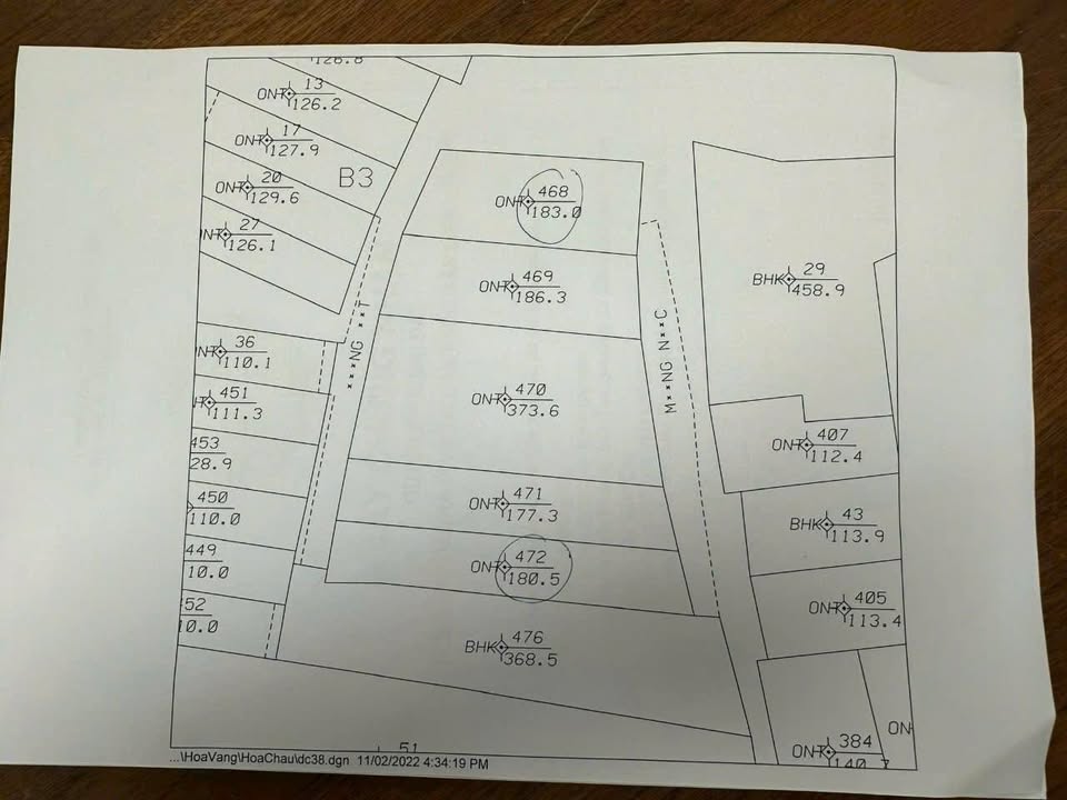 Đất nền Hòa Xuân Đà Nẵng 1.100m² giá 20 tỷ - Sổ đỏ sẵn