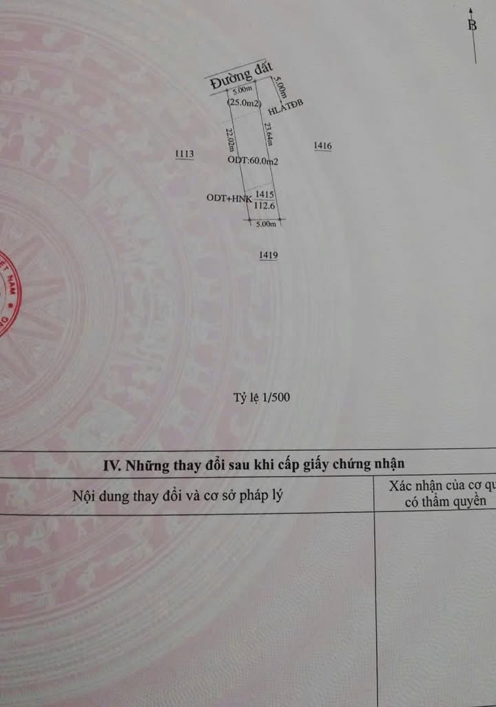 Đất nền Tân Hiệp Tân Uyên 115m² 1,4 tỷ - Sổ đỏ chính chủ