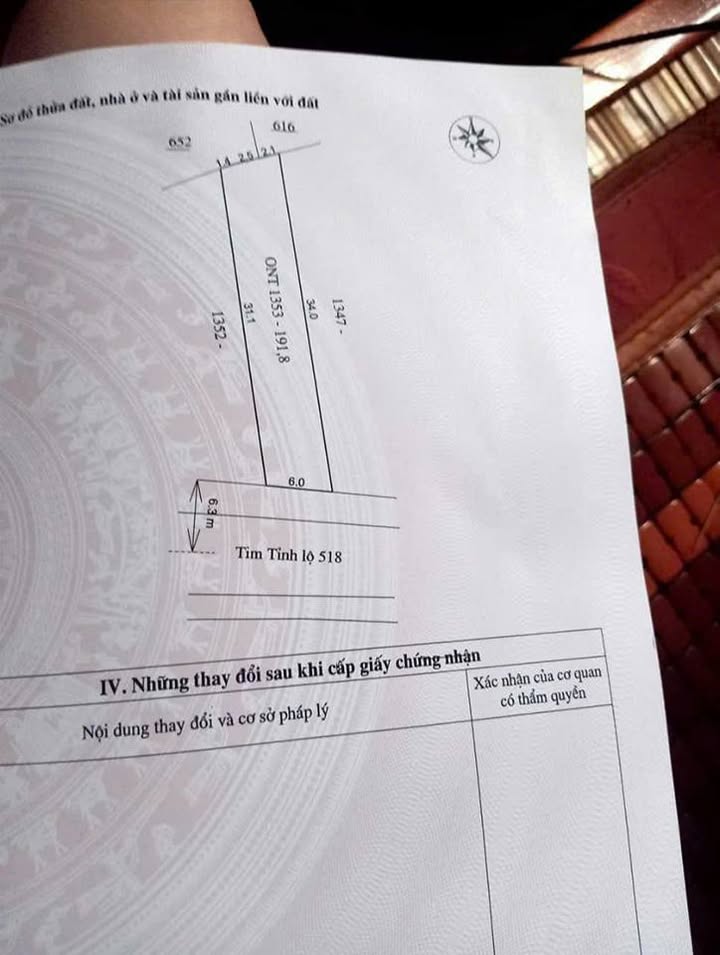 Đất nền Cẩm Tâm Thanh Hóa 191m² giá 600 triệu - Sổ đỏ chính chủ