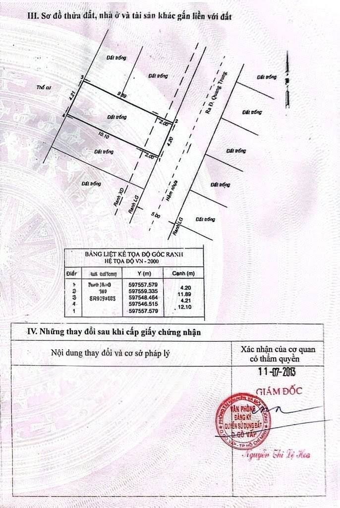Đất nền Đỗ Thúc Tịnh Gò Vấp 55m² 5,65 tỷ - Sổ đỏ chính chủ