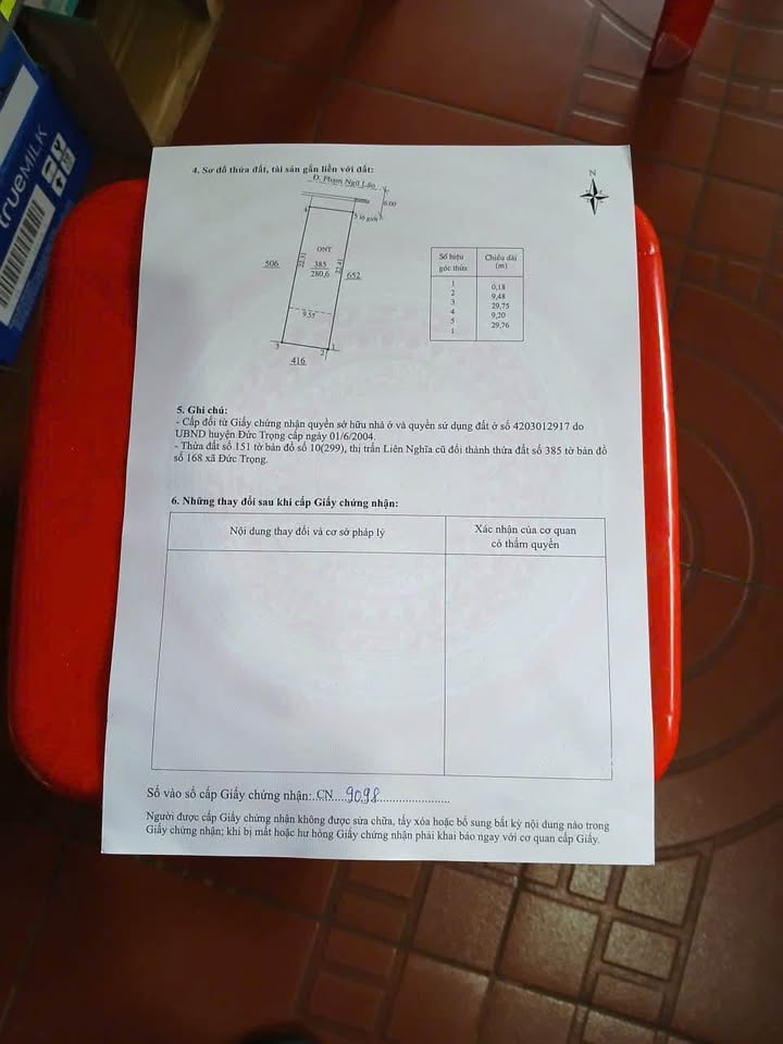 Đất Phạm Ngũ Lão Liên Nghĩa 276m² 6.5 tỷ - Sổ đỏ rõ, xây dựng tự do