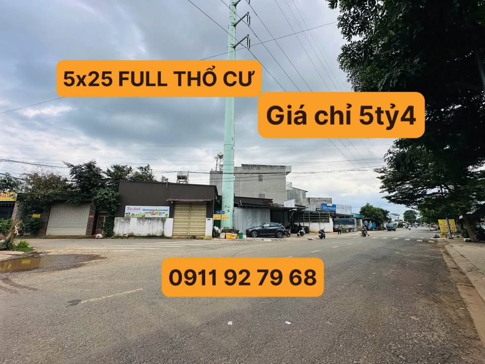 Đất nền Đức Trọng Liên Nghĩa 125m² 5.4 tỷ - Sổ đỏ chính chủ