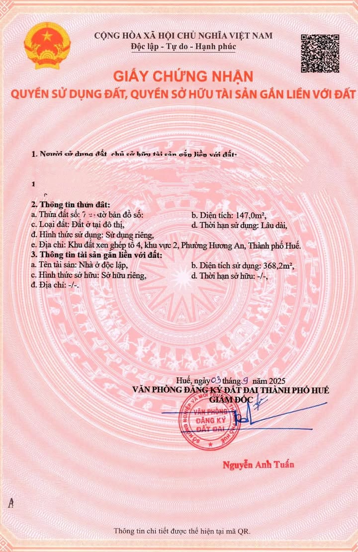 Nhà riêng Hương Sơ 147m² giá 5.7 tỷ - Chính chủ bán