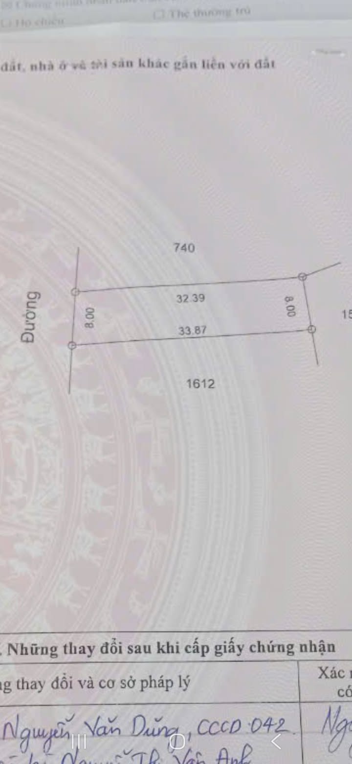 Đất nền QL8C Đức Thọ 264m² 700 triệu - Thổ cư 100m²