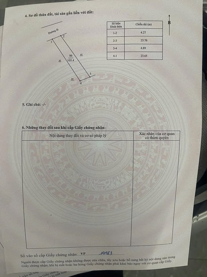 Đất nền Nguyễn Công Phương 105m² 1.19 tỷ - Đường to ô tô
