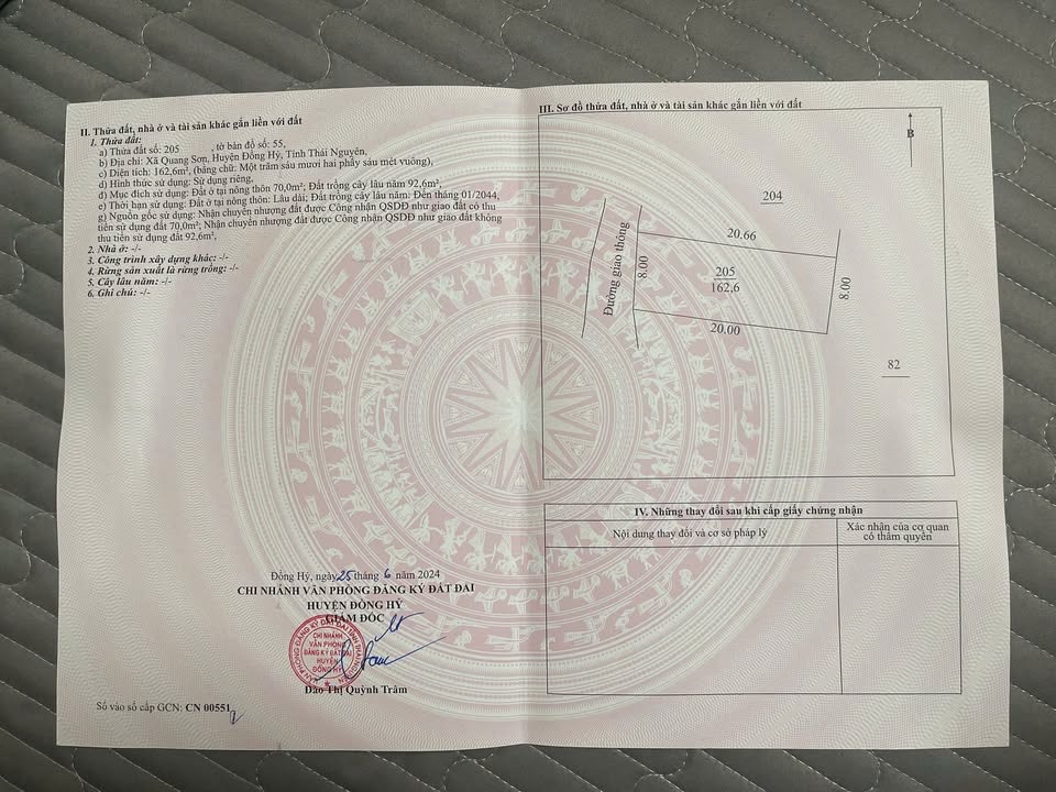 Đất nền Quang Sơn QL1B 162m² 600-699 triệu - Sổ đỏ chính chủ