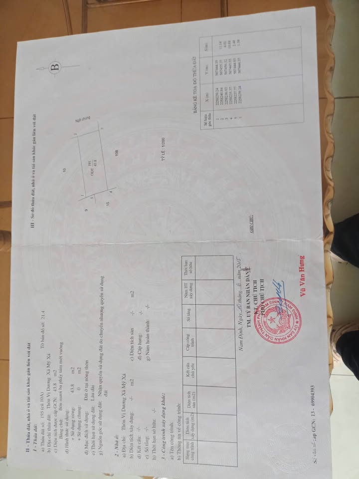 Đất nền Mỹ Xá 44m² 990 triệu - Sổ đỏ chính chủ