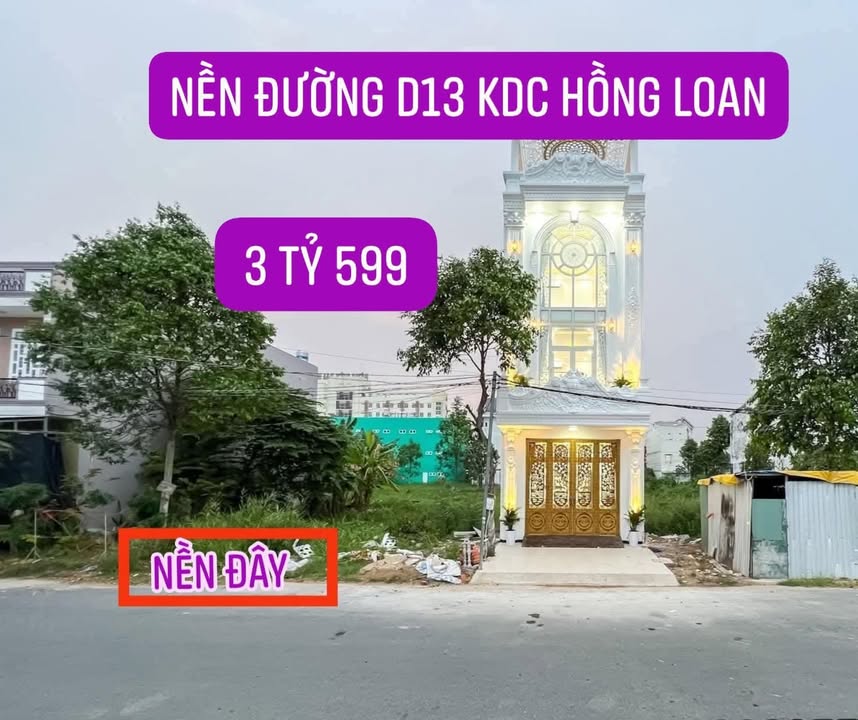 Đất nền Cần Thơ Hồng Loan 6A 80m² 3.599 tỷ - Sổ đỏ chính chủ