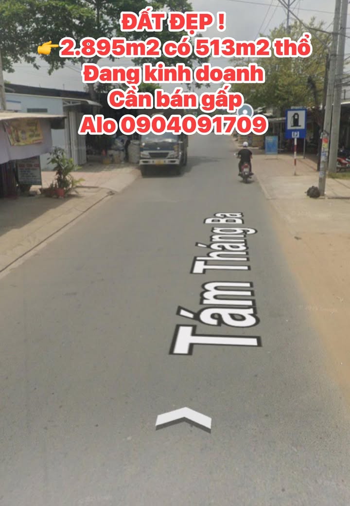 Đất Phường 5 Vĩnh Long 2.895m² 18.82 tỷ - Đường to ô tô