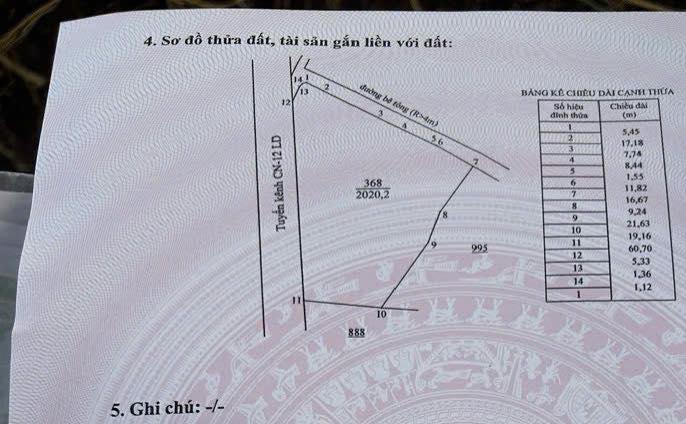 Đất nền Láng Dài Đất Đỏ 2.101m² 2 tỷ - Sổ đỏ chính chủ