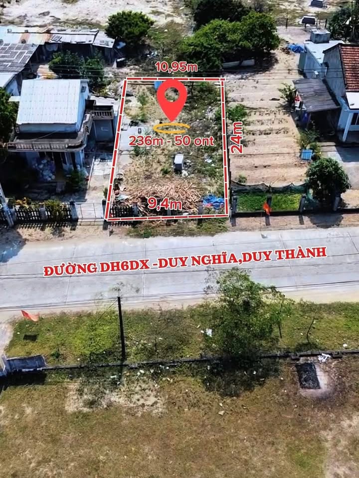 Đất mặt tiền DH Liên Xã Duy Nghĩa 236m² giá 2 tỷ - Sổ đỏ chính chủ