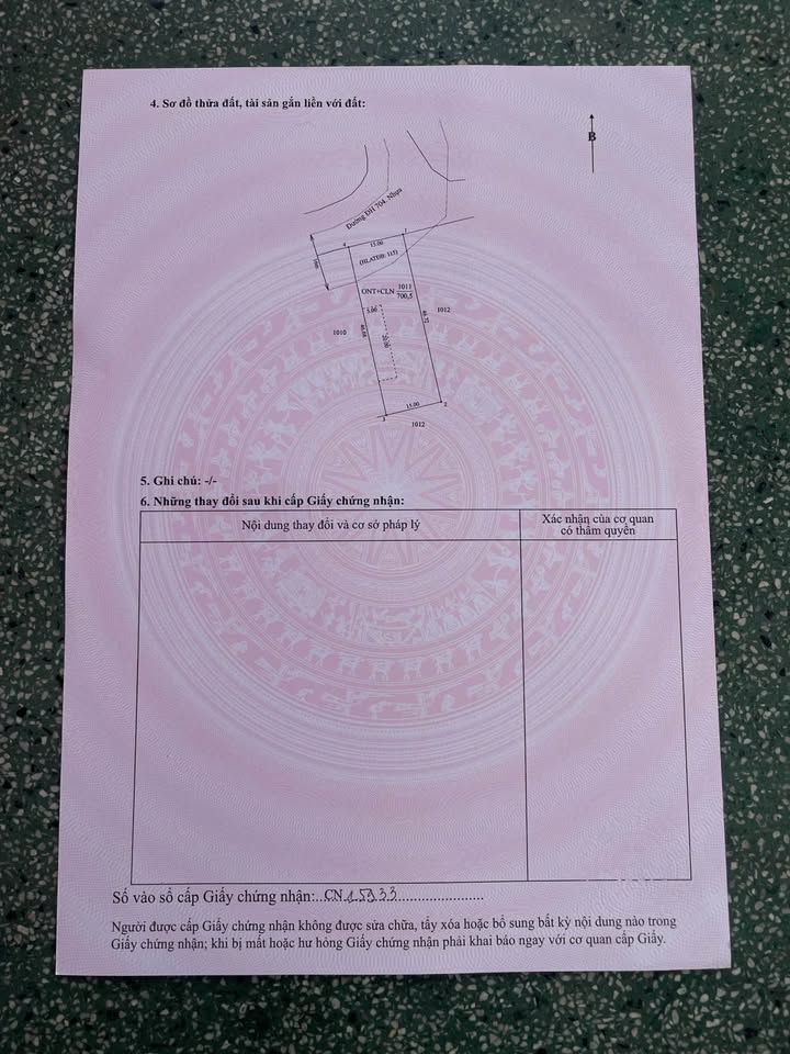 Đất nền DH704 Định An 690m2 1 tỷ - Sổ đỏ chính chủ