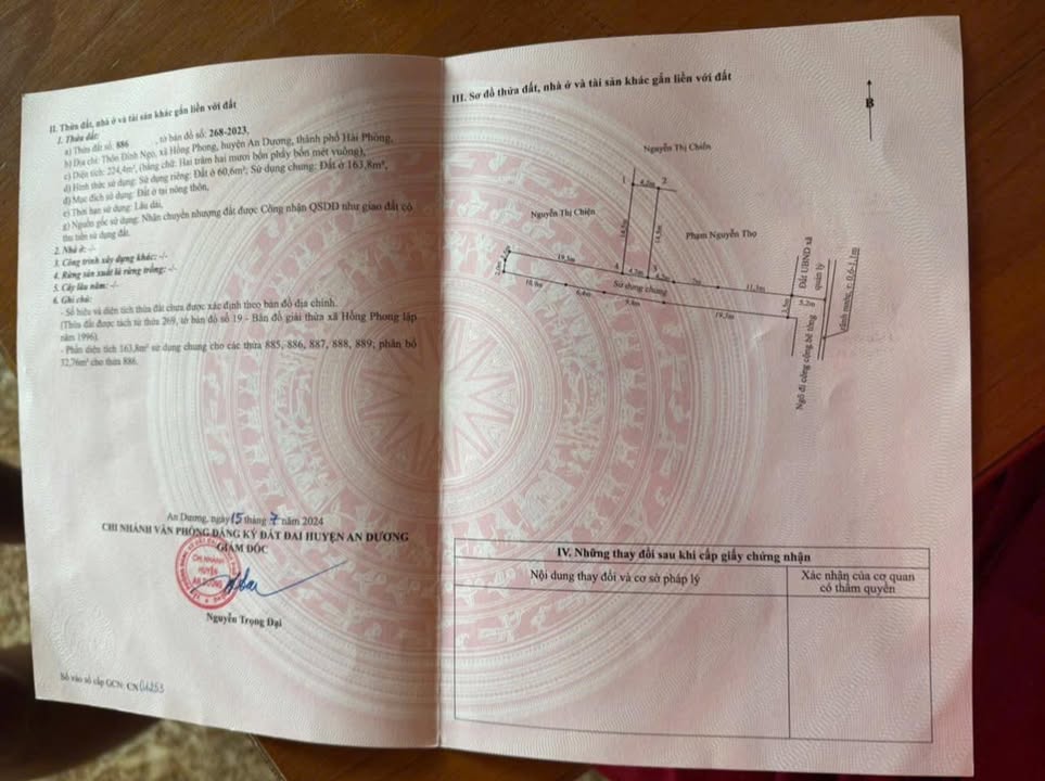 Đất nền An Phong 61m² 1.35 tỷ - Sổ đỏ chính chủ