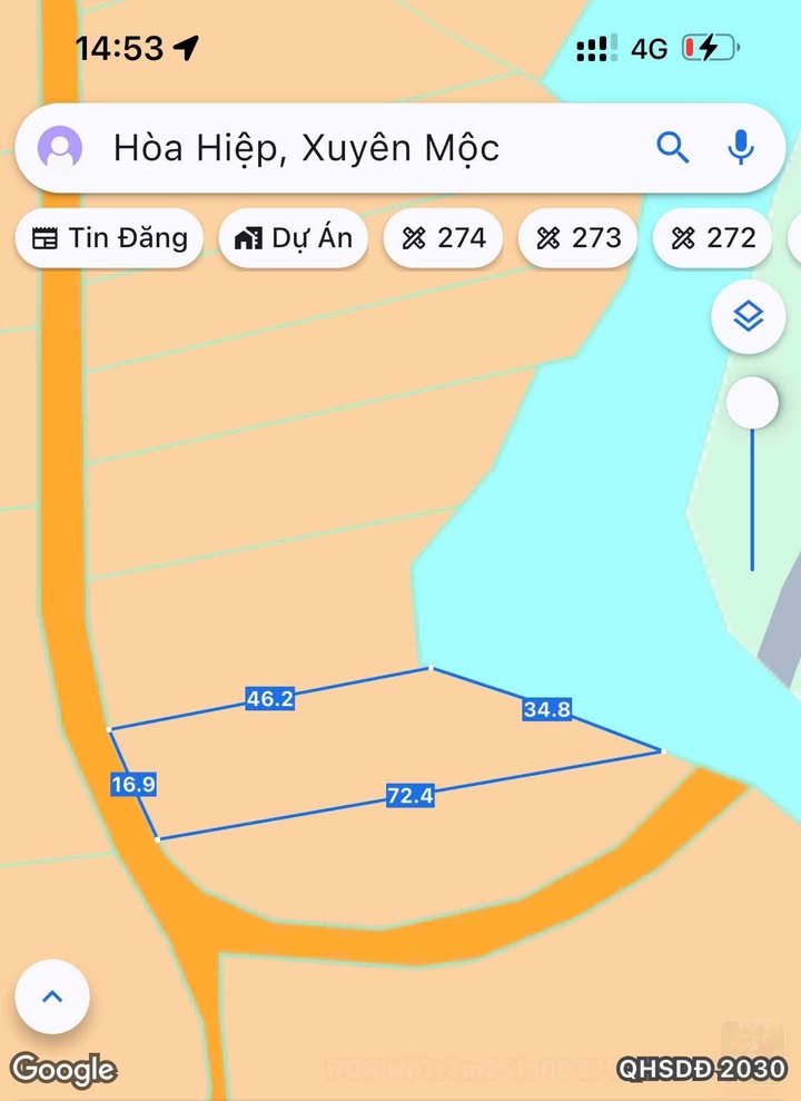 Đất Hòa Hiệp Xuyên Mộc 1007m² 6xx triệu - Sổ đỏ chính chủ