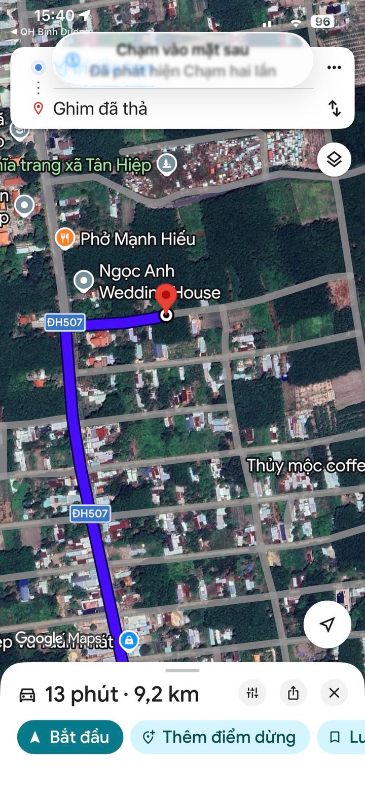 Đất nền Tân Hiệp Phú Giáo 100m² 620 triệu - Sổ đỏ chính chủ